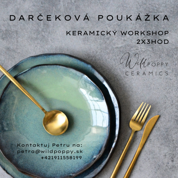 Darčeková poukážka na kurz keramiky